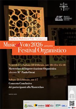 Festival Organistico 2026 - II appuntamento