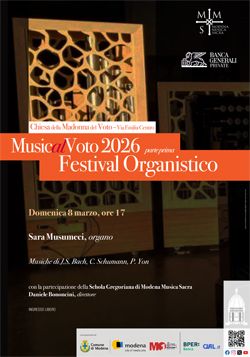 Festival Organistico 2026 - V appuntamento