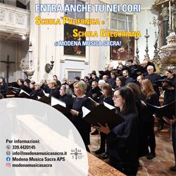 Entra anche tu nei cori di Modena Musica Sacra!